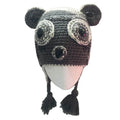 Cartoon Knit Hat 100% Acrylic Iceland Winter Cashmere Long Braid Handmade Knitted Beanie Hats for Kids