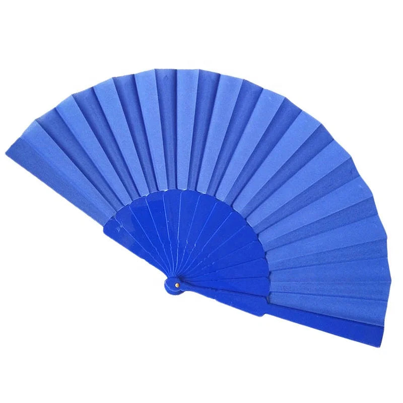 China Suppliers Wholesale Advertising Fan Spanish Handle Plastic Fan Promotional Fan Wedding Favor Gifts