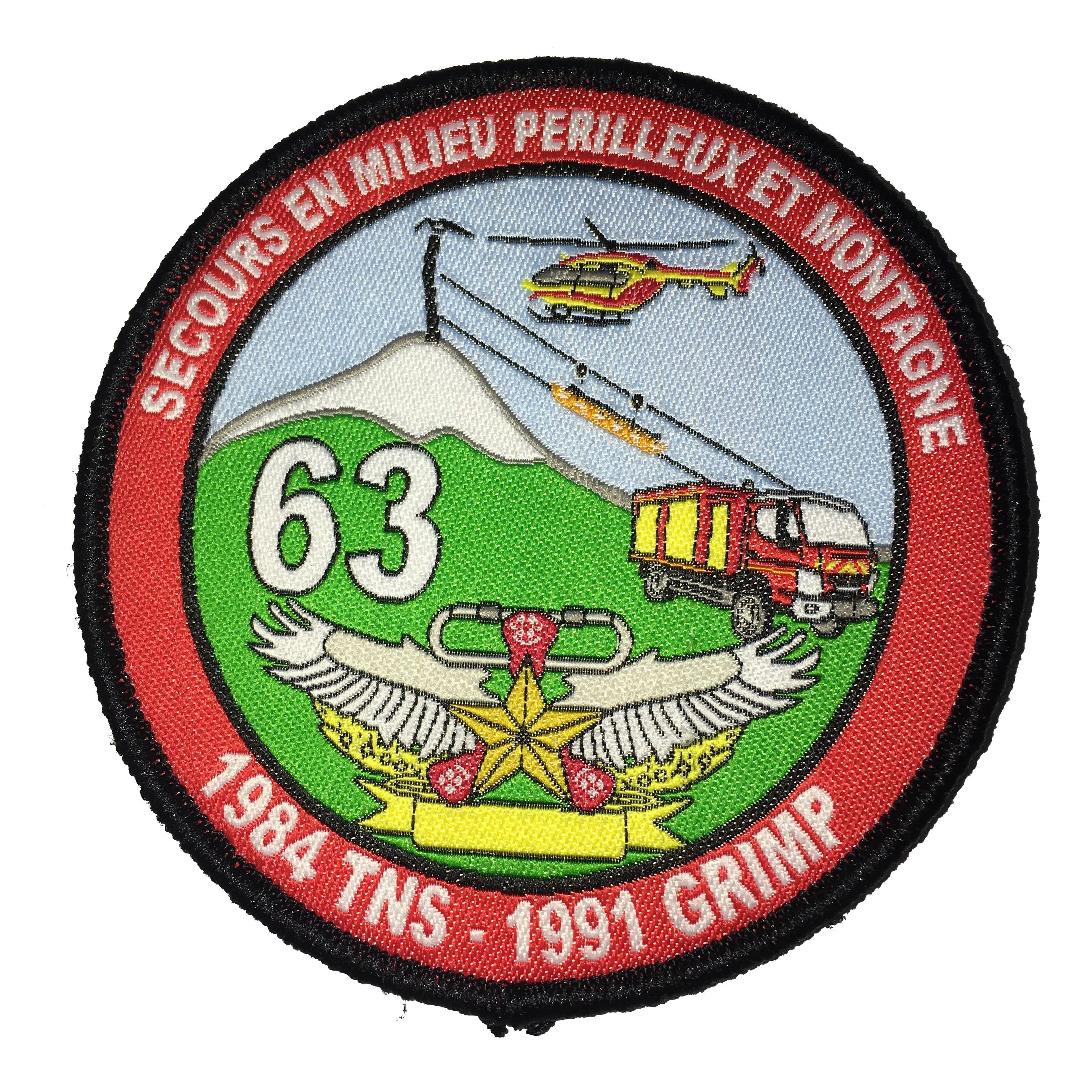 Premium Quality Custom Woven Logo Patches Eco-Friendly Iron-on Hook and Loop Satin Woven Fabric for Hat Use