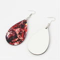 Wood MDF Earrings for Sublimation/Dye Sublimation Blank Teardrop MDF Earrings
