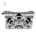Portable Travel Cosmetic Bag with Black Zipper Pouch Multifunctional Small Bag for Women Waterproof Makeup Pouch
