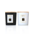Wholesale Empty Luxury Matte Black Empty Glass Candle Container With Lid