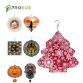 Prosub Sublimation Wind Spinner Blank Personalized Custom Printed Aluminum Hanging Garden Christmas Decoration Wind Spinners