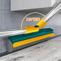 Long Handle Scrape Grout Brush V-Shape Stiff Bristle Cleaning Scrubber Brush Floor Scrub Brush