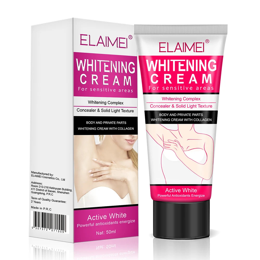 ELAIMEI Knee Dark Skin Armpit Moisturizing Lotion Body Underarm Whitening Cream