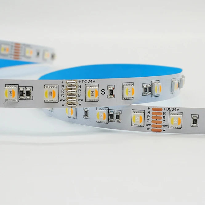 Benory 24v 5-in-1 4in1 RGBW RGBCCT 5050SMD KNX GVS Dali DT8 DMX Tuya Wifi Zigbee Loxone PWM Smart Home Tape LED Strip Lights