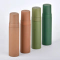 Skin Soft Touch Body Cleanser Face Wash Massage Pet Plastic Foaming Bottles with Silicone Brush Lotion Pump