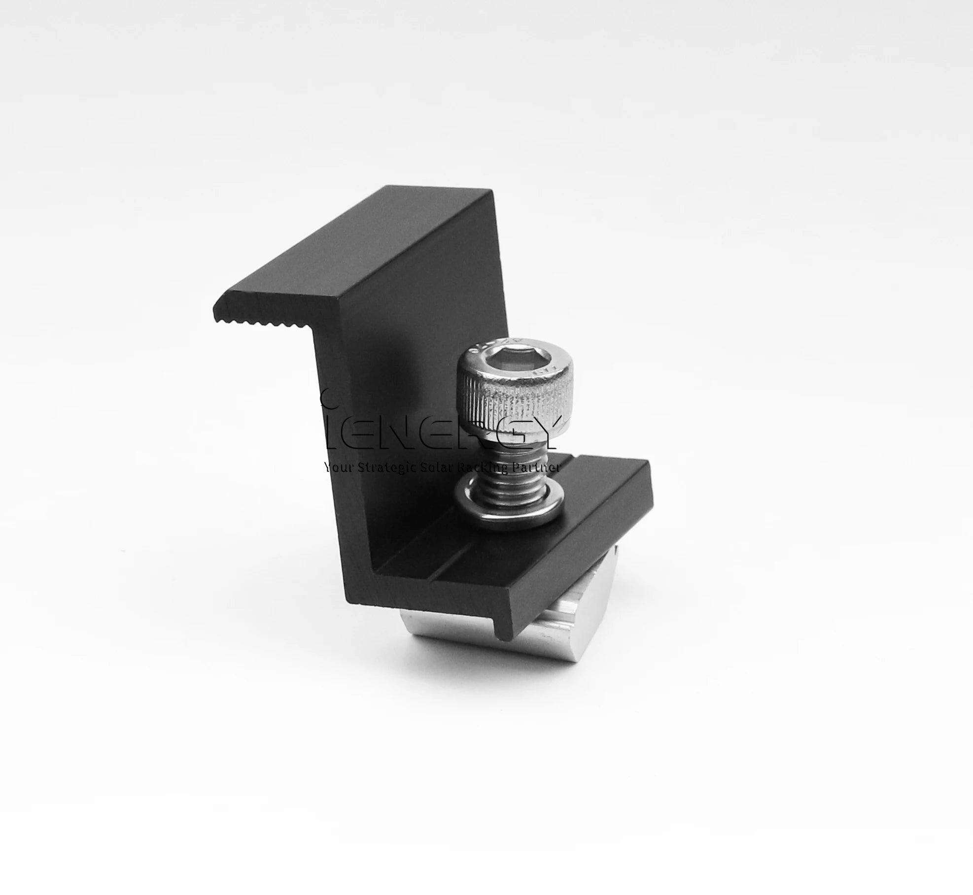 Wholesale Solar Panel Mounting Black End Clamp  25MM/30MM/35MM/40MM