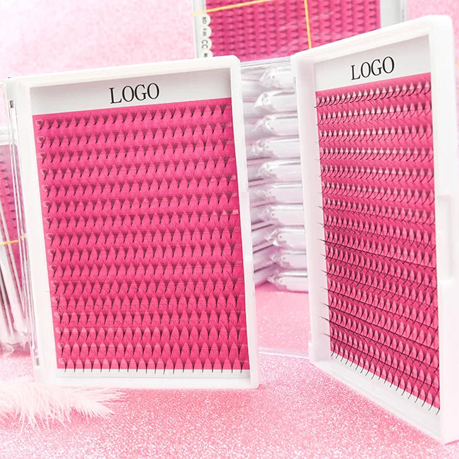 High Quality Pre Made Volume Lash Fans Silk Eyelashes 3d 4d 5d 6d 8d 10d Short Stem Premade Fans Eyelash Extension