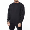 High Quality Men's Pullover Sweatshirt Custom Size 100% Cotton Rib Crew Neck Breathable Cropped Hoodie for Winter Plain Dyed