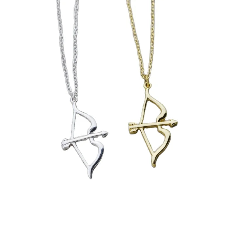Dating Jewelry Valentine's Day Personalized Creative Gift Cupid Bow and Arrow Necklace
