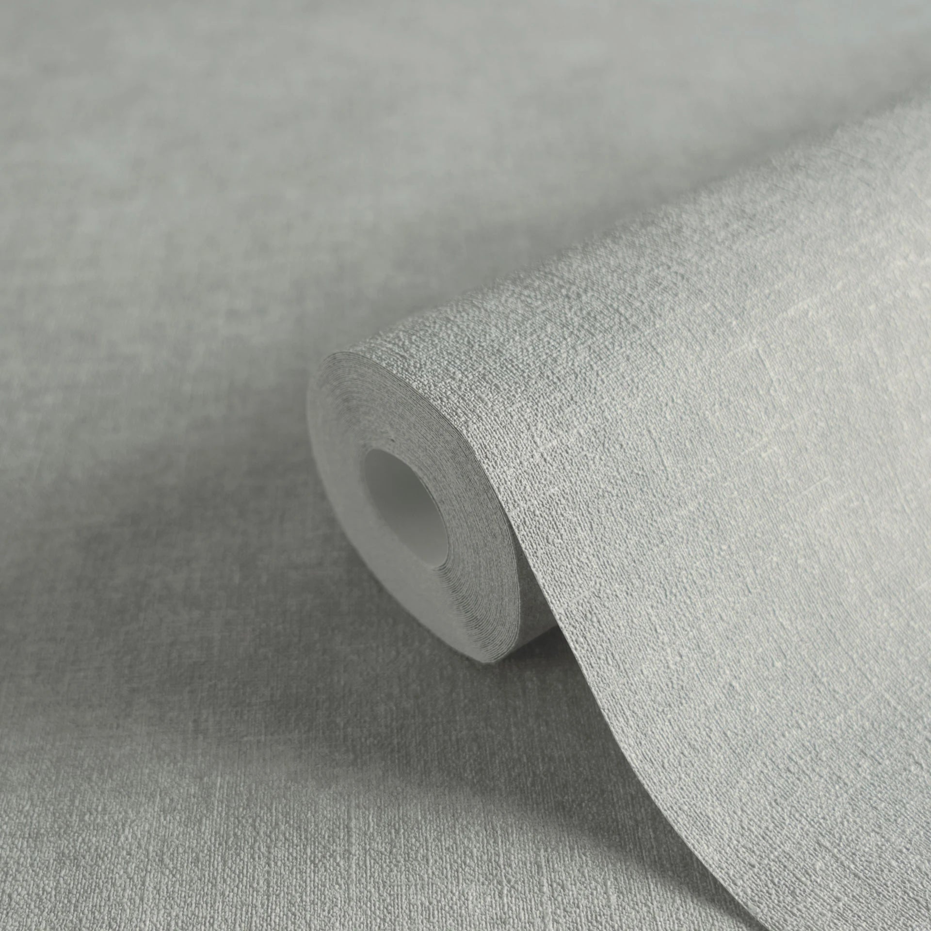 Made in Germany - Solid Wallpaper rolls Grey Blue - Non Woven Vinyl - Modern Wallpaper Textile Structure - 1005 x 053 m