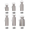 Hot Selling Custom Single Wall Stainless Steel Camping Water Bottles Portable Outdoor Sport Drinking Bottles