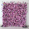 SZ Solon Decor Artificial Silk Flower Wall 40*60cm Grid Plastic Backdrop Floral Panel Wedding Decor Flower Wall pink Rose Panel