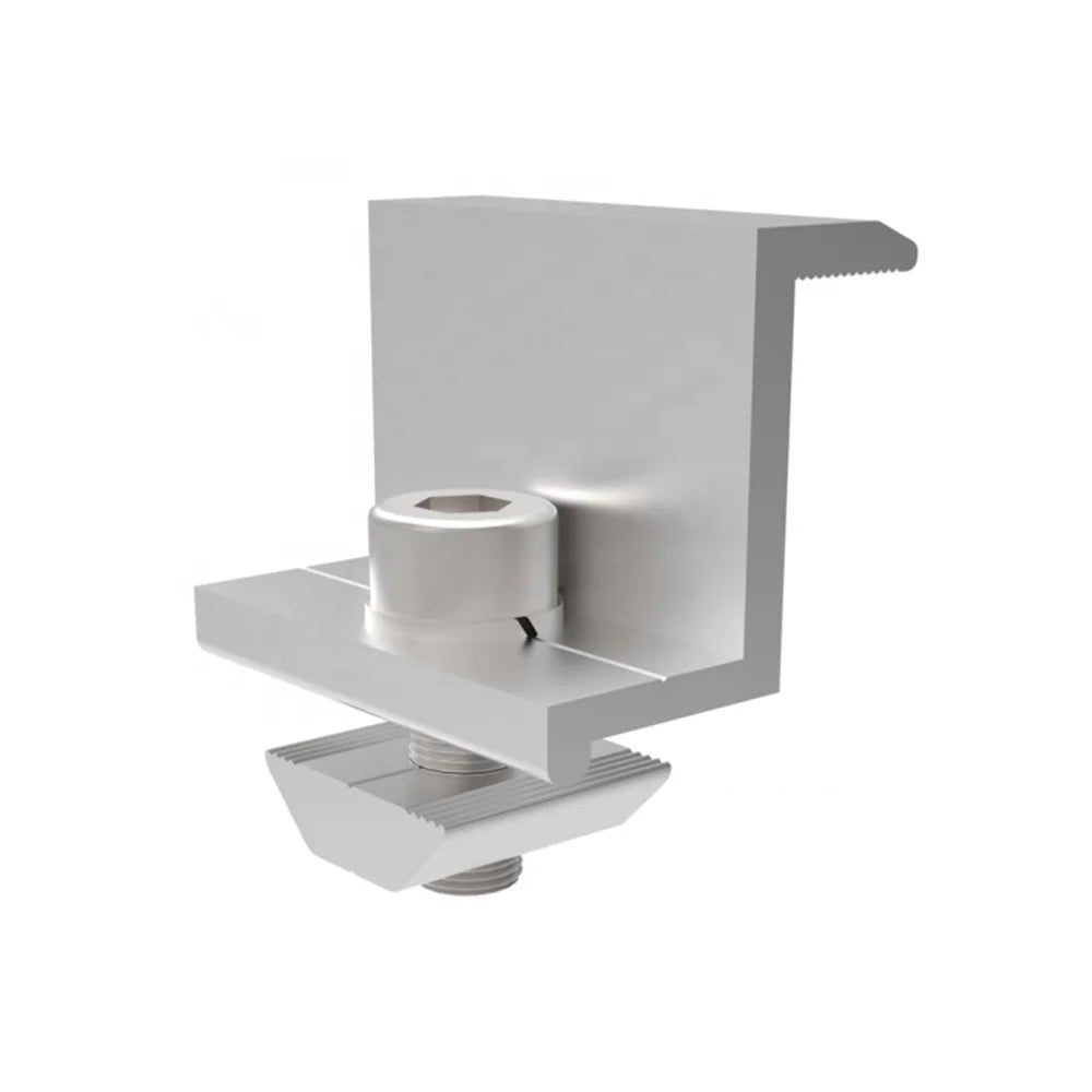 35mm 40mm45mm and 50mm Solar Panel Aluminum Material End Clamp of Solar Kits for Mounting