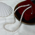 Natural Freshwater Pearl Necklace with S925 Silver Clavicle Chain Fashionable Light Luxury Unisex Trendy Style for Anniversary
