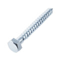 M5 M6 M8 M10 M12 M16  DIN 571 Zinc Plated Hex Head Wood Self Tapping Coach Screw Bolts