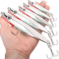 10/15/20/40/60/80/100/120g Slow Jigging Bait Zinc Alloy Metal Fishing Lure for Long Casting Saltwater Swimbait MegaBDM