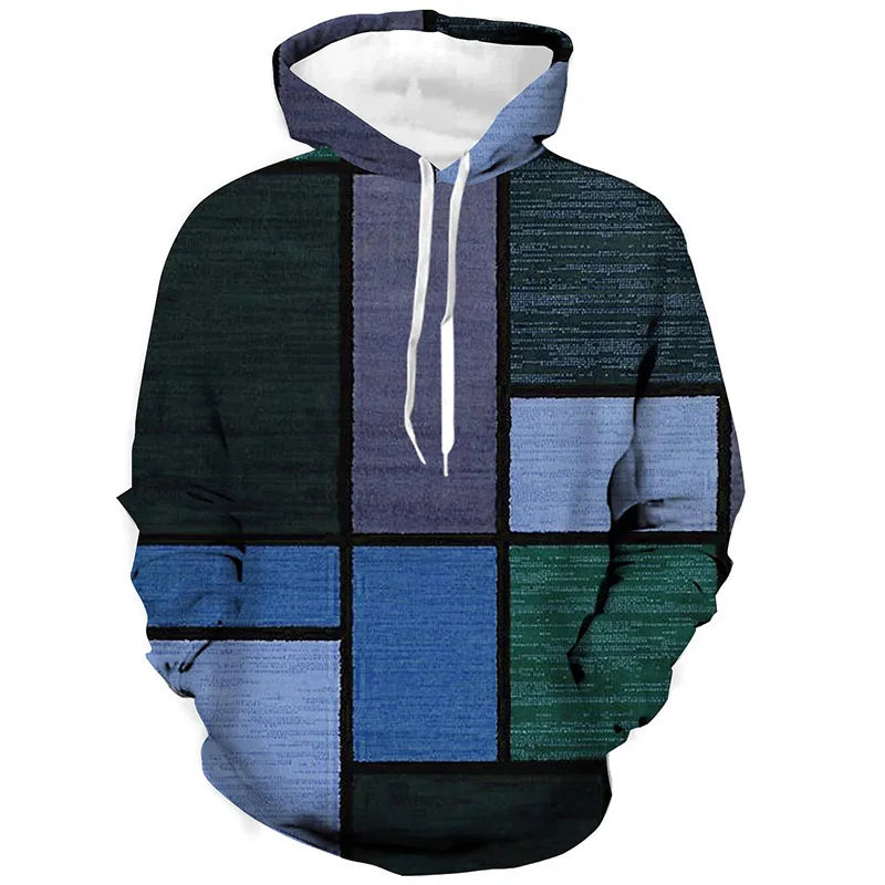 Brand New Men's Winter 4XL Spandex/Cotton Fleece Breathable Solid Digital Printed Long Sleeve Pullover Hoodie Casual Daily Wear