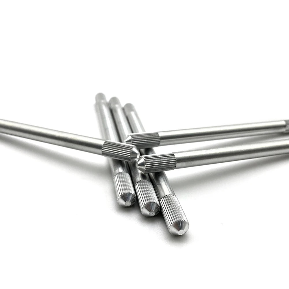 Knurled Knob Self Locking Pin Stainless Steel Retractable Index Spring Load Plunger Pin Knurled Ends Total Length