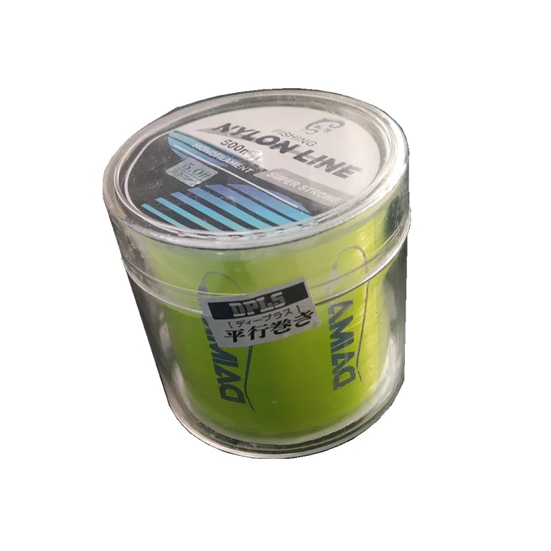 Gulang Fishing Lines 500m Monofilament Nylon Mono Plastic Fishingline Red Transparent Nylon Thread