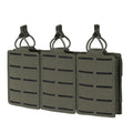 IDOGEAR Laser Cut Triple Mag Pouch 500D Nylon Molle Tactical M4 Magazine Pouch for 5.56mm Mags