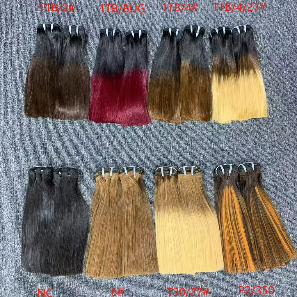 100% Human Raw Hair Bundles 15A Cuticle Aligned Hair Vendor for Vietnamese Raw Cuticle Hair Human Hair Extensions