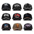 Gorras Hats 3D Embroidered Letter Logo Baseball Cap Adjustable Single Breasted Buckle Closure American Style Unisex Adult