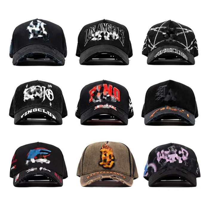 Gorras Hats 3D Embroidered Letter Logo Baseball Cap Adjustable Single Breasted Buckle Closure American Style Unisex Adult