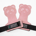 LS0734 Cowhide Leather Powerlifting Palm Guard Anti-Slip Fitness Equipment