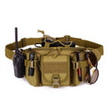Wholesale Tactical Bag WARGAME MOLLE System Waterproof Camo Camping Bag for Outdoor Sports Cycling Running Waist Bag