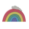 Pine Wooden Arch Bridge Blocks Set  Rainbow  Shape Stacakble  Wooden  Blocks
