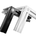 Cubic Three-Sided Connector for Aluminum Extrusion Profile Frame 3 Way 2 Way Aluminum Connecting Bracket with Triangle Structure