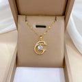 Fashion Micro Pave CZ Dolphin Necklace Real Gold Plated Adjustable Titanium Steel Chain Animal Dolphin Pendant Necklace
