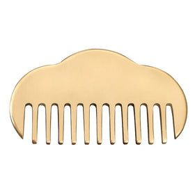 HZ Gold Brass Scraping Massage Bent Guasha Tool Scraping Massage Board Metal Copper Gua Sha