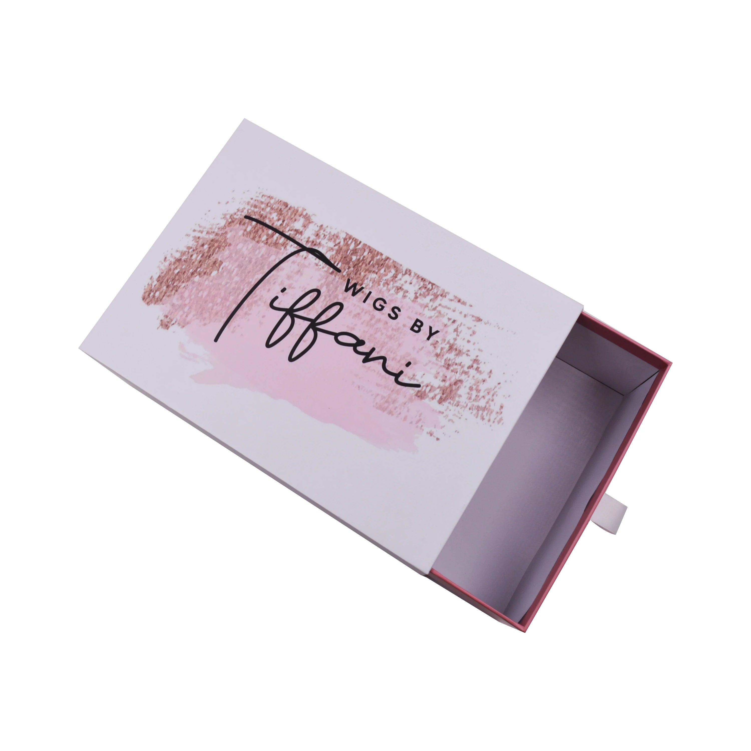 Custom Logo Printing White Cardboard Clothing Drawer Box Packaging Scarf Gift Box for Clothing Jewelry Skincare Makeup