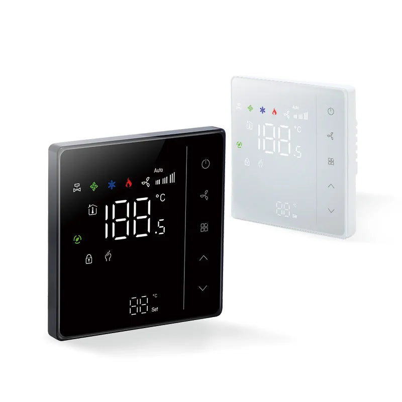 Beca BAC-007 Smart Temperature Module Sensor Dual Relay Output Wifi Wireless Thermostat Controller Square Wall-Mounted Hospital