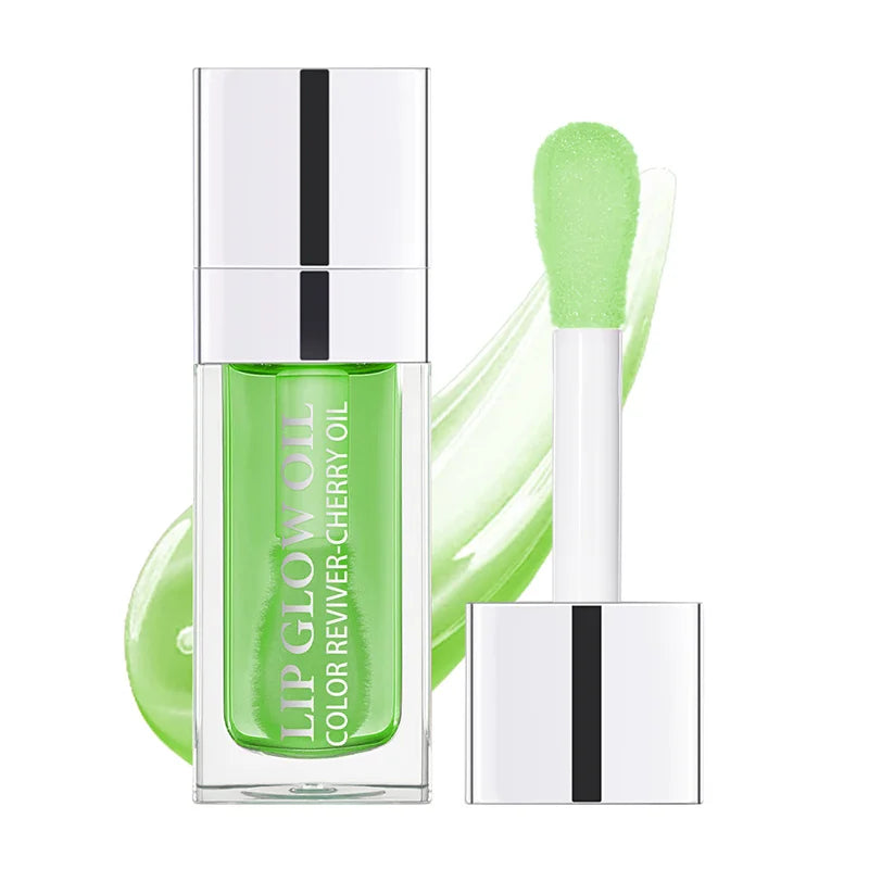 Long Lasting Nourishing Moisturizing Hydrating Fruit Flavoured No-Sticky Lip Oil Tint Custom Lip Plumper Gloss Kit