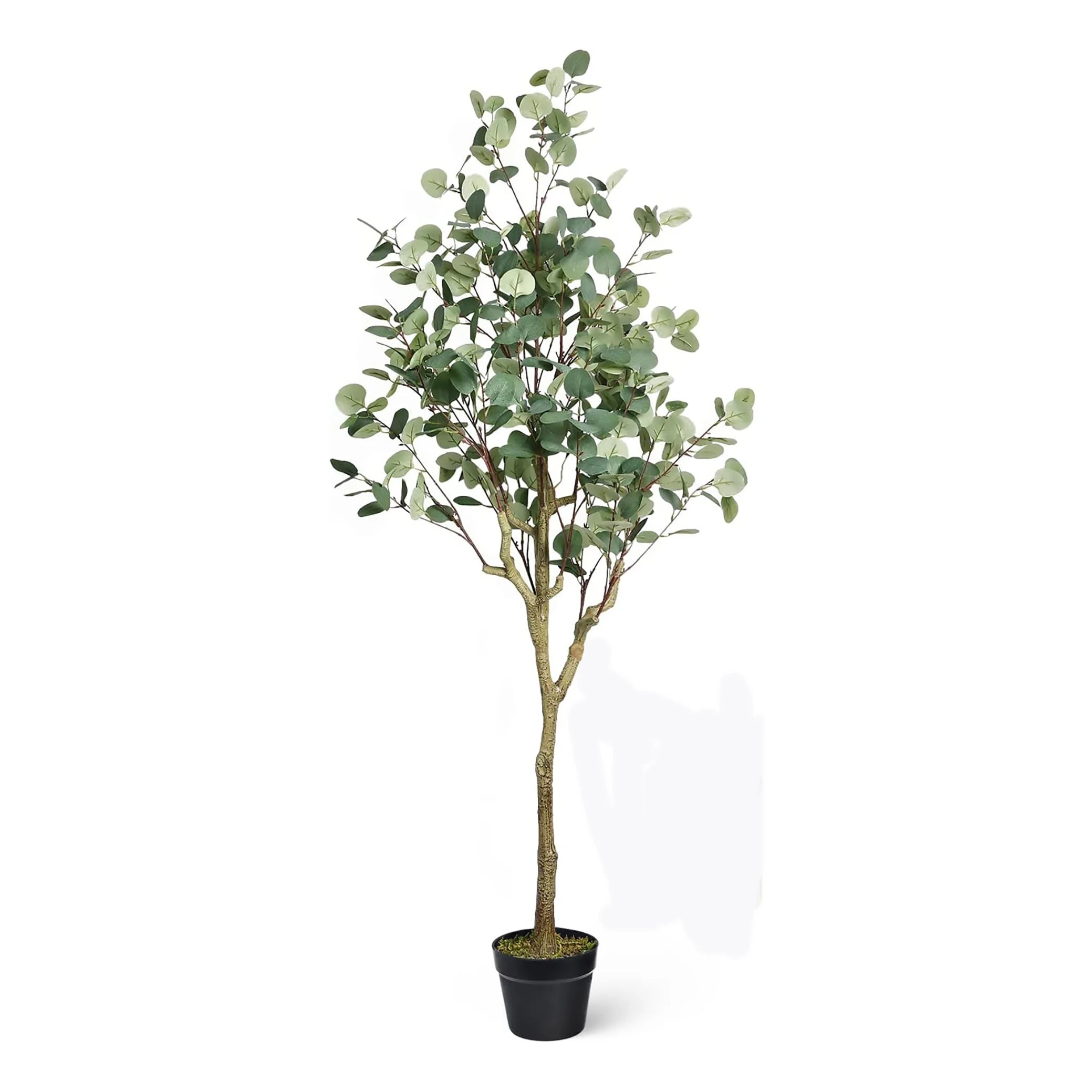 Guangdong Manufacturer Wholesale Cheap Price 170CM Tall Artificial Eucalyptus Tree Plants Faux Money Tree for Decor Wedding Tree