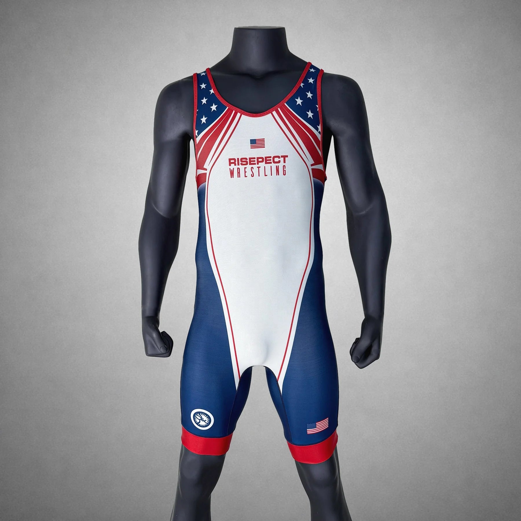 Hardcore Men's Wrestling Singlet Breathable Mesh Panels Seperate Crotch Panel Athletic Compression Gear for Team Club