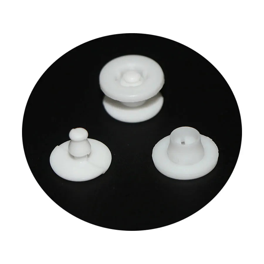 Disposable Bracelet Wristband Lock Two Part Press Snap Button Rivet for Wristband