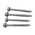 Hot Dip Galvanised Steel Type 17 Timber Hex Flange Head Self Tapping Screw With EPDM Washer