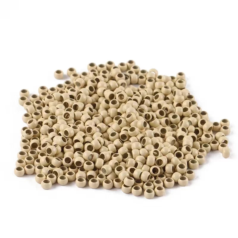 Nano Silicone Hair Extension Ring 4*2.7*2.5mm Lined Beads for Micro Links Rings Beads Hair Extension Tool