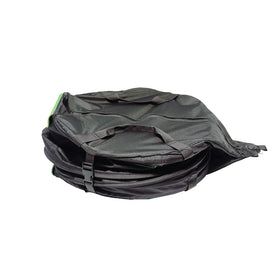Garden Harvest Portable Trimmer Bag Hydroponics Collapsible Waterproof Black Nylon Leaf-Shaped Garden Tool