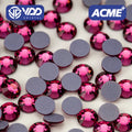 VDD 042 Fuchsia ACME Top Quality Hot-Fix Glass Rhinestones Crystal Flatback Strass Stones for Garment Wedding Dress