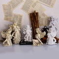 European Prayer Angel Girl Cupid Resin Sculpture Handmade Hand-painted Souvenir Bookcase and Desktop Decoration