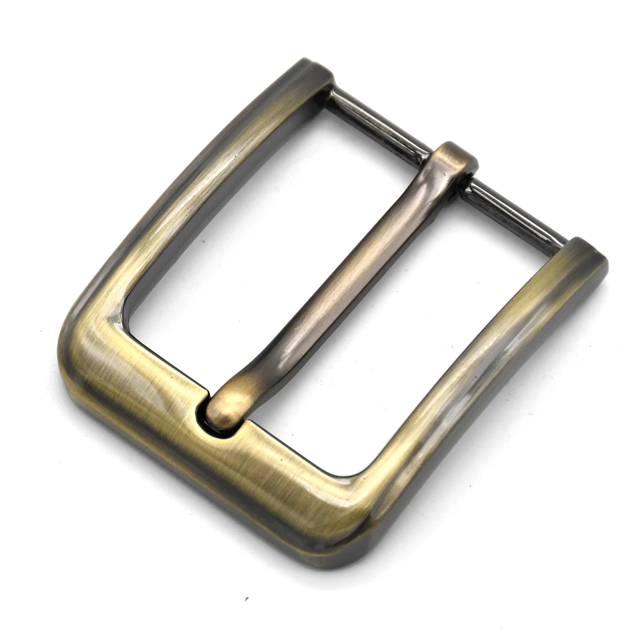 Cloxy Zinc Alloy Pin Belt Buckle Antique Belt Buckle 40mm Antique Bronze Metal Belt Buckle for Men