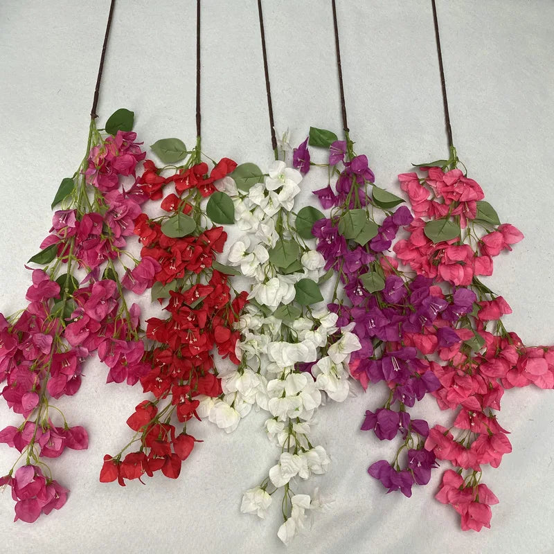 Hot Sale Silk Flowers Bougainvillea Artificial Flower for Home Decor