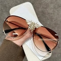 ST9931 Hot Sale Unisex Sun Shades Metal Bee avatar Shaped Glasses Mens Luxury Sunglasses Women