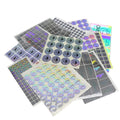 Custom Printing Hologram Sticker Label Waterproof Fashion Round Holographic Labels Stickers Vinyl Adhesive Sticker Removable